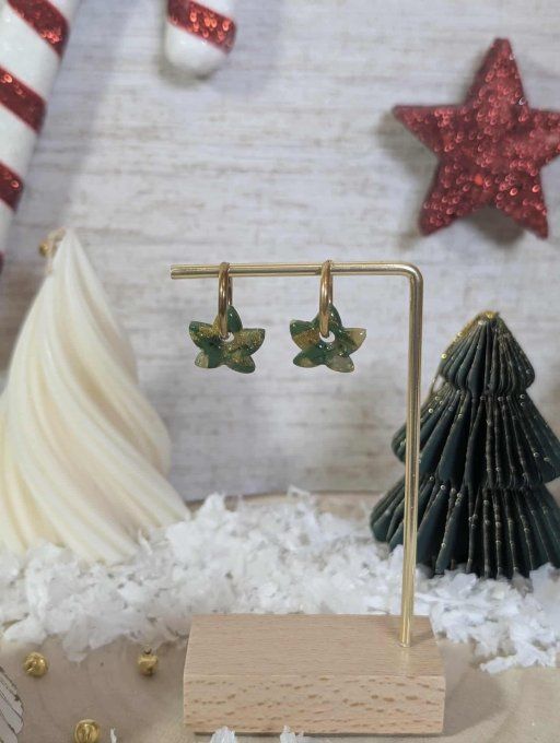 Boucles d'oreilles feuilles