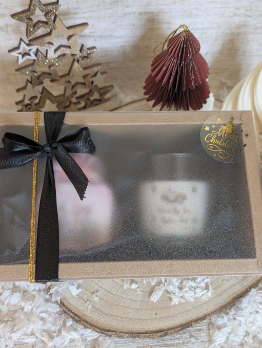 Coffret cadeau bougie + bijoux (Modèle au choix)