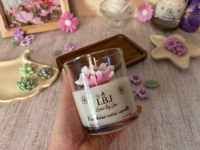 Bougie "Lumi Noël" en cire de soja parfumé 160g