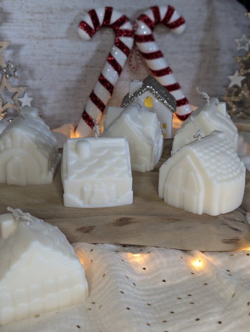 Bougie Chaumière en cire de soja non parfumée vendu à l'unité 