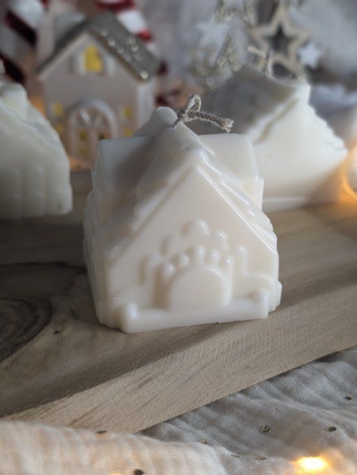 Bougie Chaumière en cire de soja non parfumée vendu à l'unité 