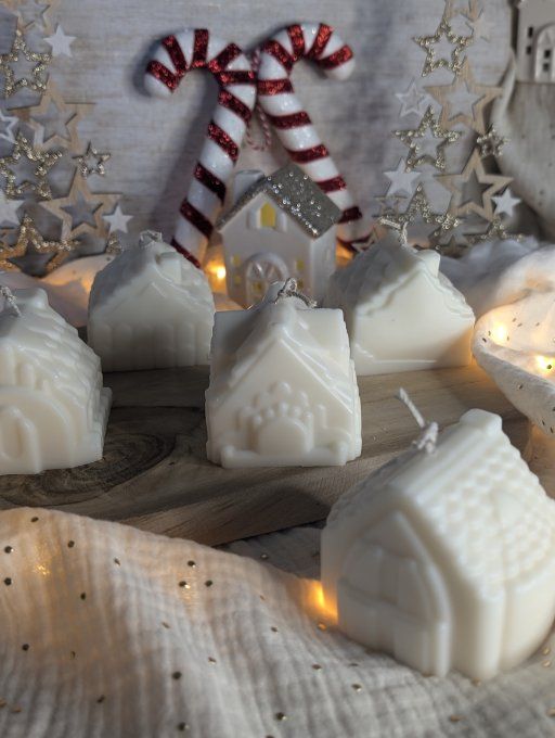 Bougie Chaumière en cire de soja non parfumée vendu à l'unité 