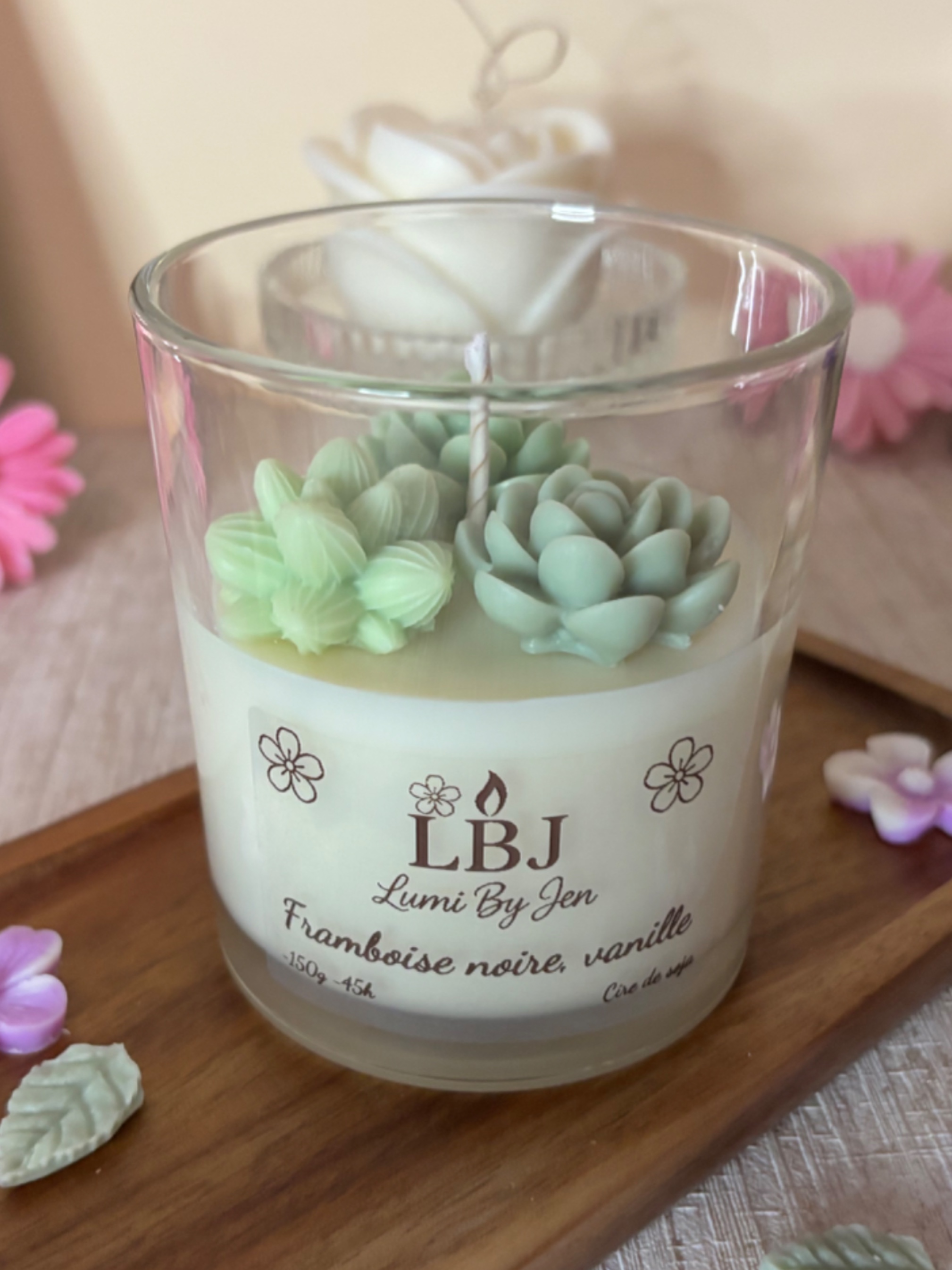 Bougie parfumée Lumi Succulente